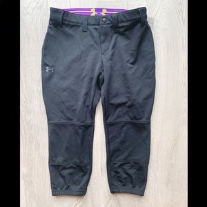 Under Armour Black Athletic Softball Pants